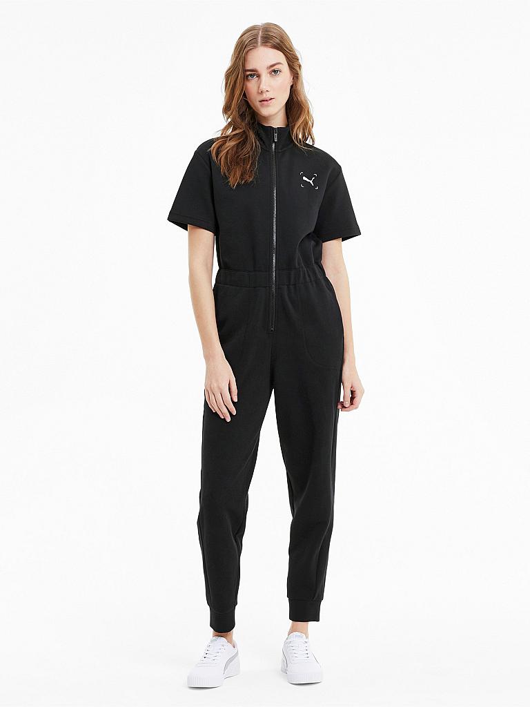 Black puma jumpsuit on sale